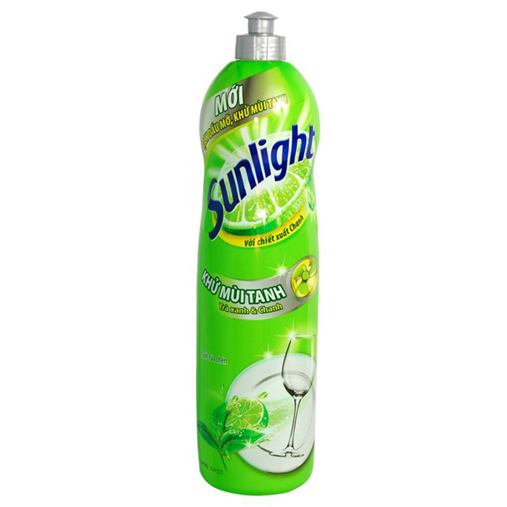 Nước rửa chén Sunlight trà xanh 800g